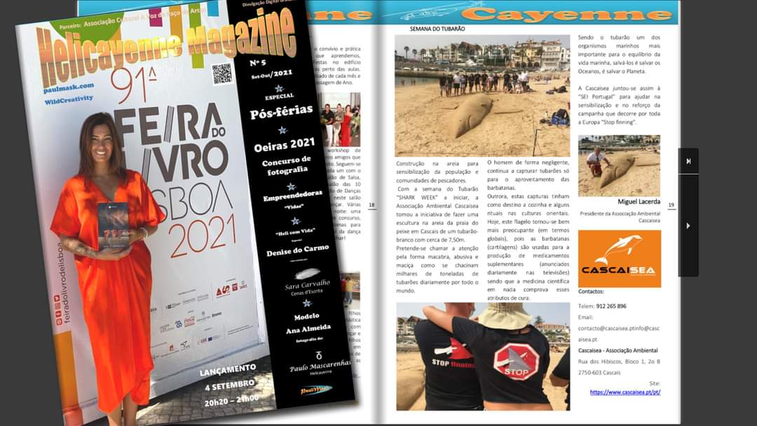 CASCAISEA na «Helicayenne Magazine» Nº. 5 -  Set./Out. 2021